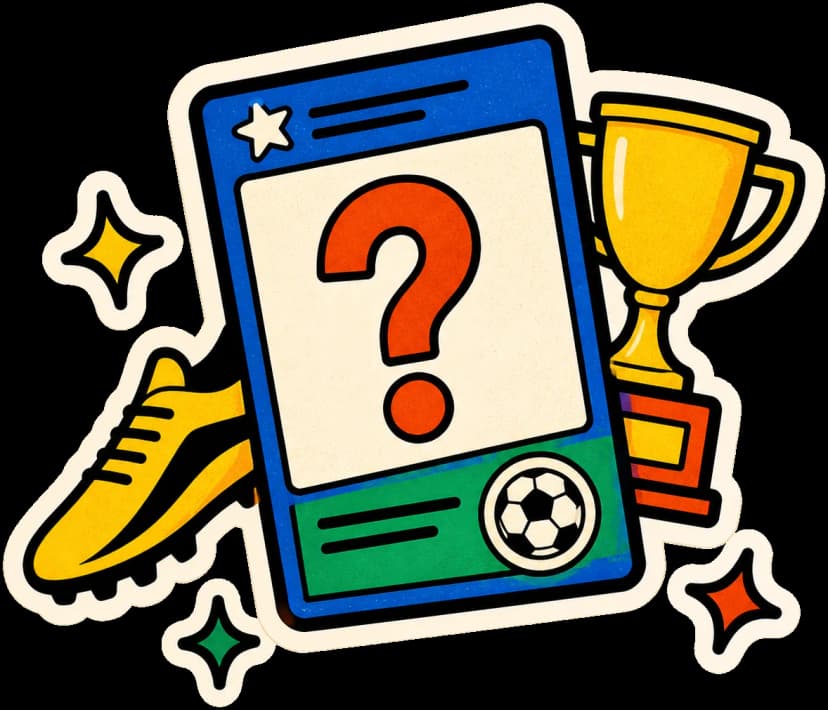 Bonus question card with trophy and golden boot